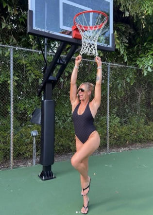 Aryna Sabalenka w czasie sesji dla "Time"