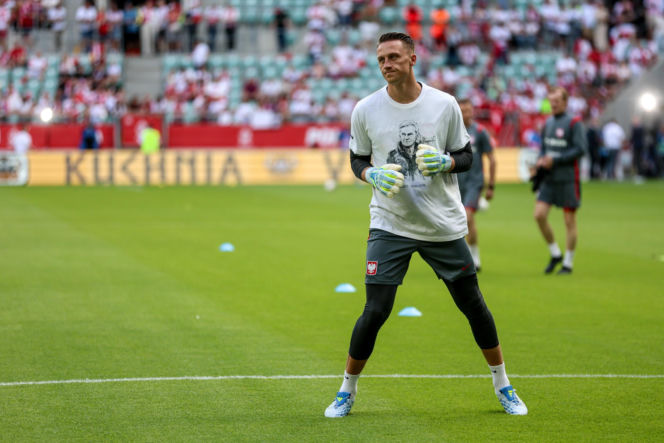 Jacek Magiera uhonorowany na meczu Polska - Ukraina