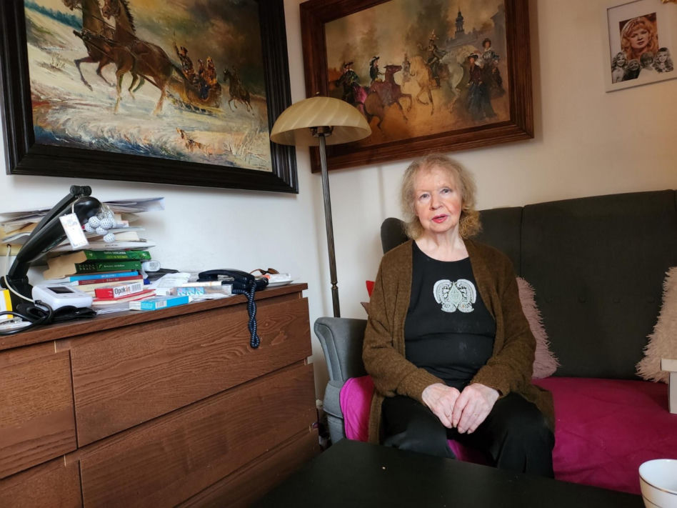 Halina Kowalska zaczęła chorować po śmierci męża