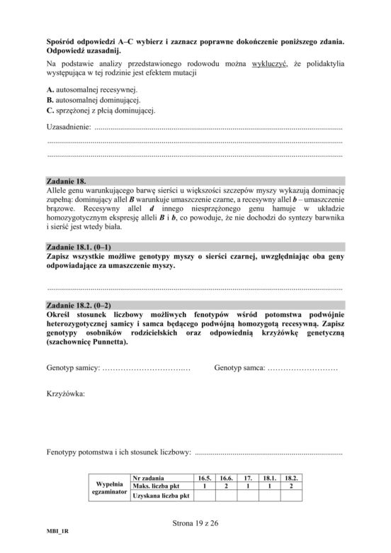 Matura 2020 ARKUSZE CKE z biologii POZIOM ROZSZERZONY 