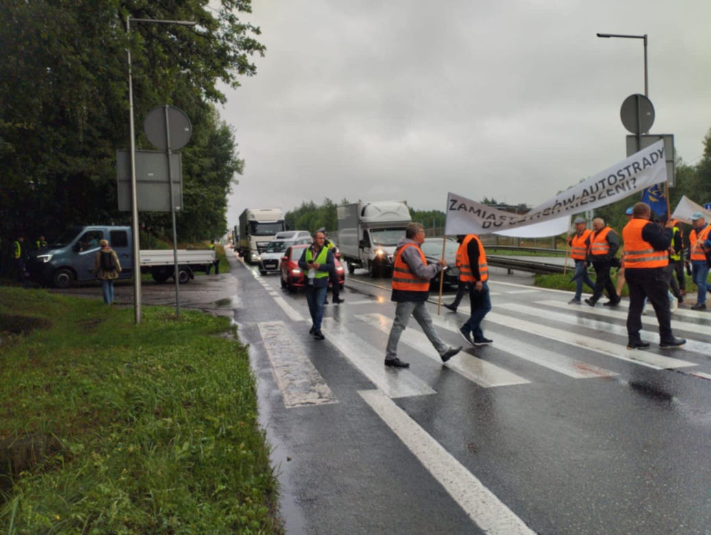 Protest kolejarzy w Czechowicach-Dziedzicach