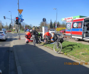 Wypadek rowerzysty