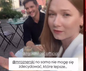 M jak miłość. Marcin (Mikołaj Roznerski), Elżbieta Domańska (Katarzyna Dąbrowska)