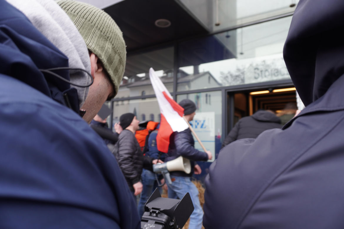 Protest rolników w Białymstoku. Przemarsz ulicami miasta 4 marca