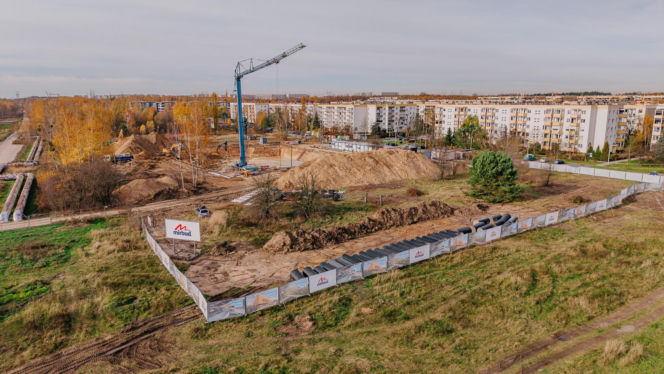 Budowa aquaparku Widzew - stan listopad 2025