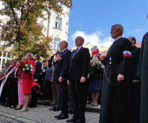 Wręczenie nominacji generalskiej płk. Zdzisławowi Baszakowi w Tarnowie