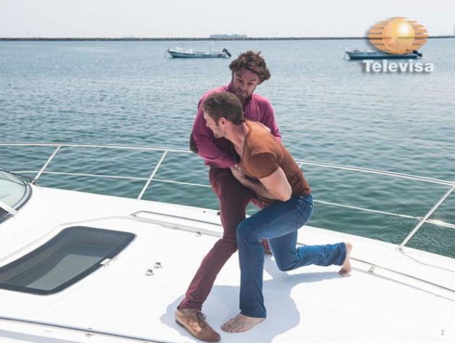 Burza. Damian (William Levy), Hernan (Ivan Sanchez)