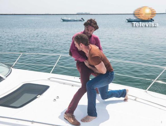 Burza. Damian (William Levy), Hernan (Ivan Sanchez)
