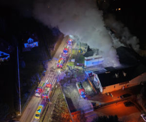 Potężny pożar pod Warszawą