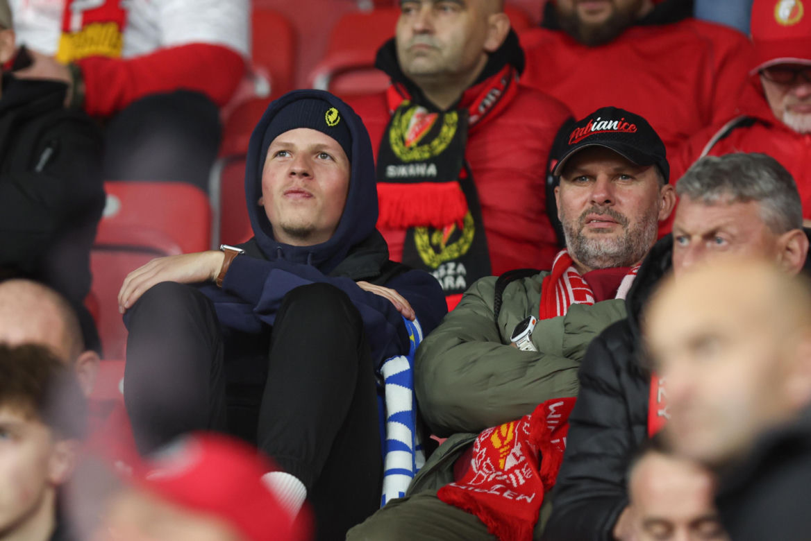 Widzew Łódź - Górnik Zabrze: Zdjęcia kibiców i zawodników z klasyku w ramach 12. kolejki PKO BP Ekstraklasy