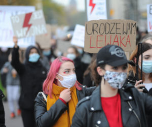 Koszalin: Protest kobiet na ulicach miasta
