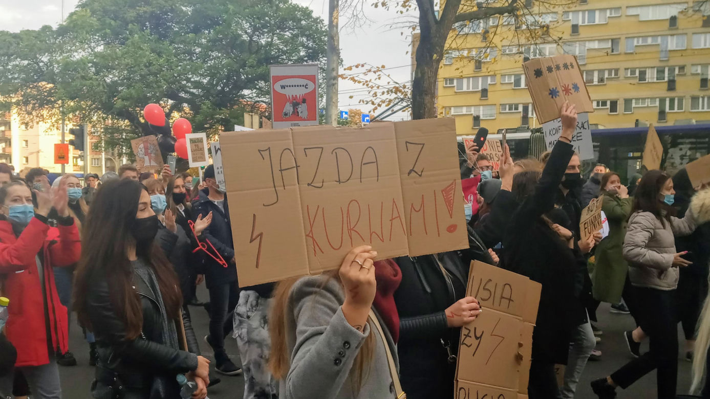 Protest kobiet w Szczecinie - 28.10.2020