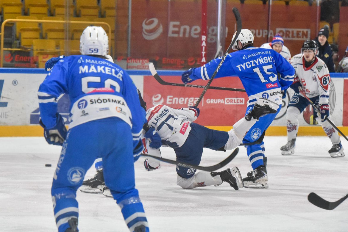 KH Energa Toruń - Unia Oświęcim 2:1! Zdjęcia kibiców i zawodników obu drużyn