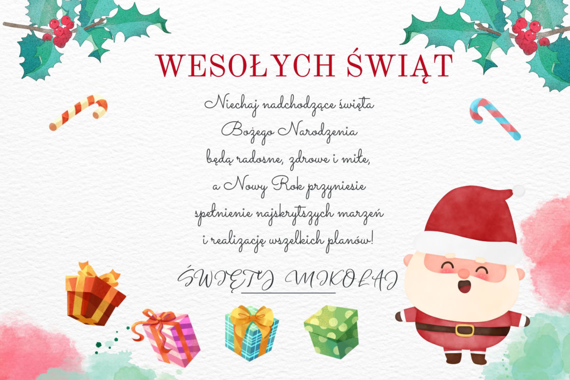 Kartki bożonarodzeniowe 2022 - życzenia do wysłania