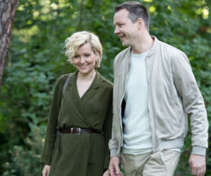 Barwy szczęścia, odcinek 1939. Bożena (Marieta Żukowska), Bruno (Lesław Żurek)
