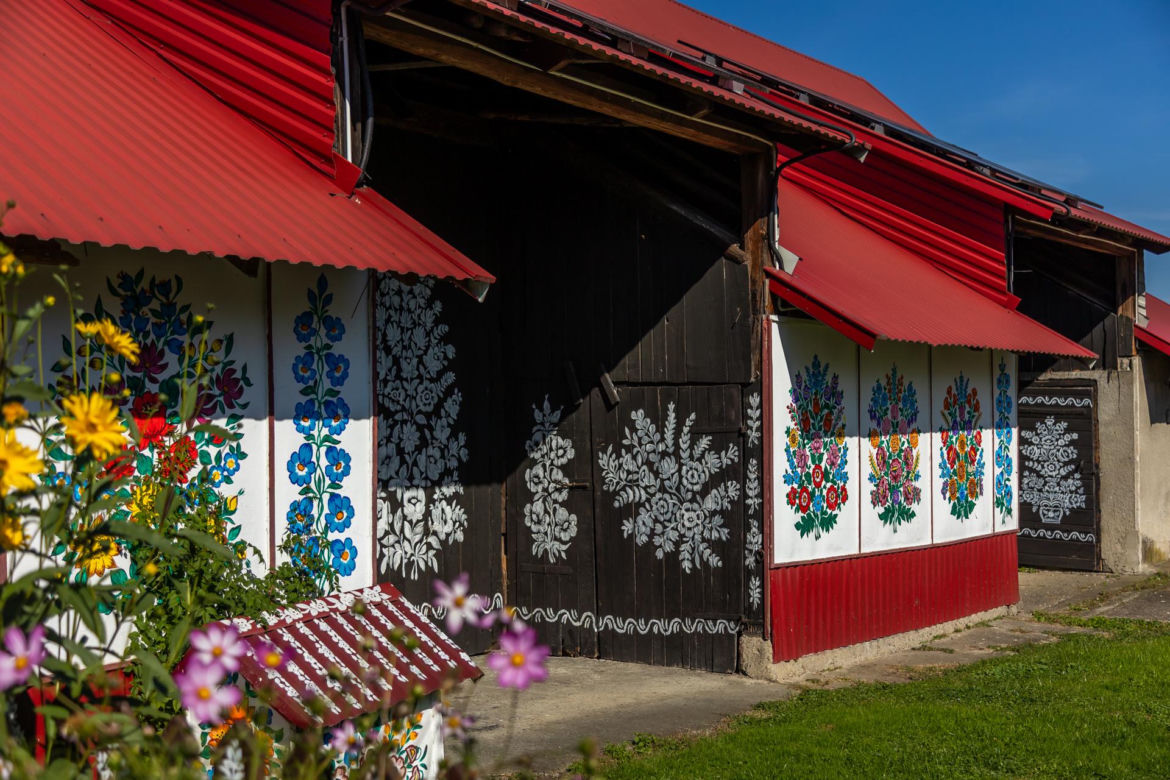 Zalipie - malowane chaty