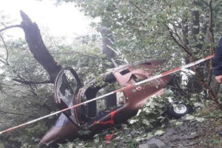 Wypadek wiatrakowca w Beskidach. Pilot nie przyznał się od razu, że leciał z pasażerką