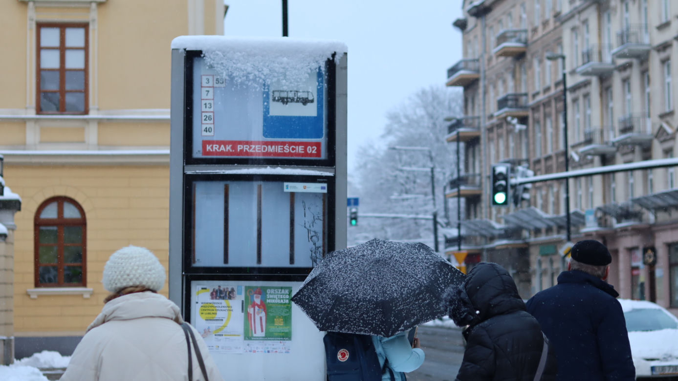 W Lublinie jest biało. Czy drogowców zaskoczył atak zimy? [GALERIA]