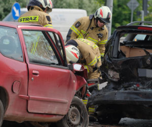 Tragiczny wypadek na Trakcie Brzeskim! Jedna osoba nie żyje!