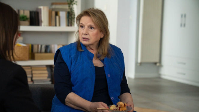 Barwy szczęścia, odcinek 3355. Ewa (Gabriela Ziembicka), Elżbieta (Marzena Trybała)