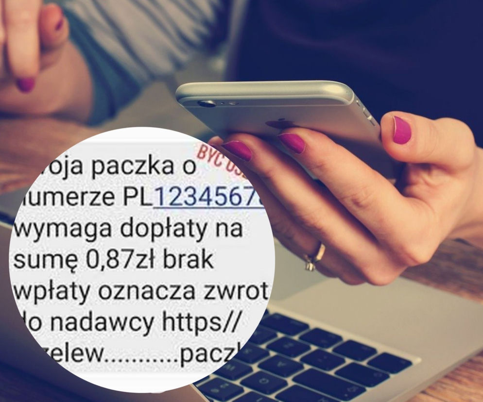 Dostałeś SMS z prośbą o dopłatę przesyłki? To nie kurier, to OSZUSTWO! Mieszkanka Podkarpacia straciła prawie 13 tys. zł 