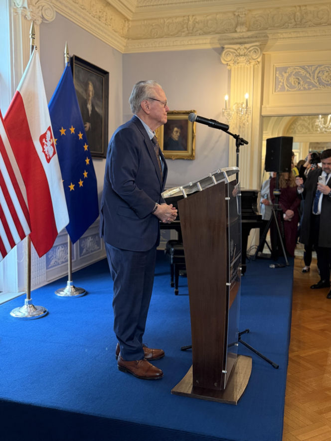 Wręczenie Krzyża Wielkiego Orderu Zasługi RP rodzicom Michaela Ollisa w Waszyngtonie, DC