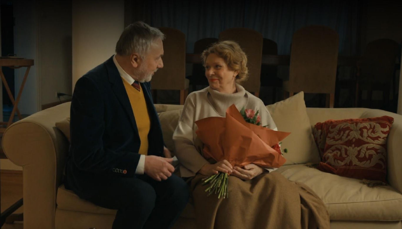 Barwy szczęścia odc. 3204. Józefina Rawiczowa (Elżbieta Jarosik), Andrzej (Leon Charewicz)