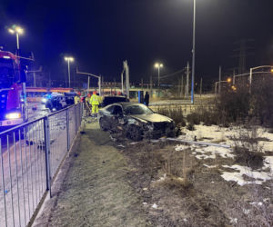 Wypadek na Rondzie Żaba w Warszawie