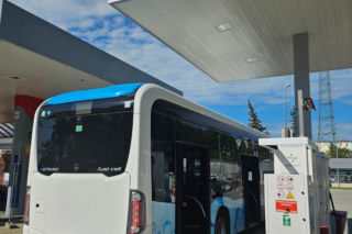 Wodorowy autobus na ulicach Gorzowa