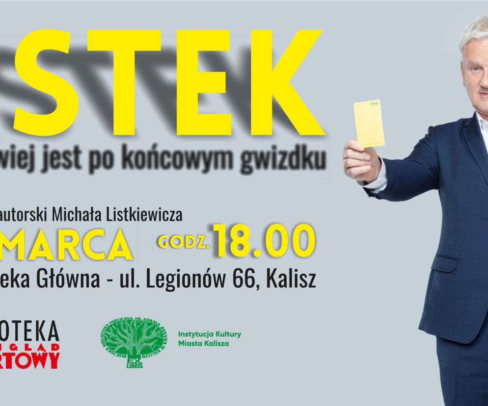 Michał Listkiewicz w MBP im. Adama Asnyka w Kaliszu