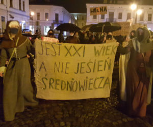 Piątkowy protest w Nowym Sączu