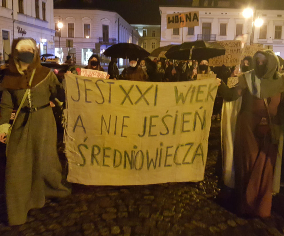 Piątkowy protest w Nowym Sączu