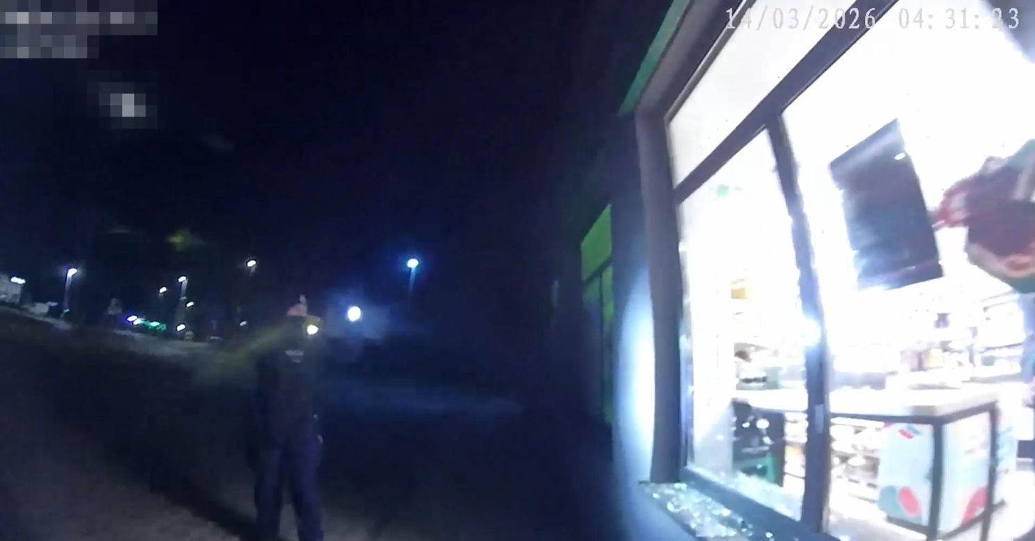 Włamywacz z Torunia zatrzymany na gorącym uczynku. Policja pokazała szczegóły akcji