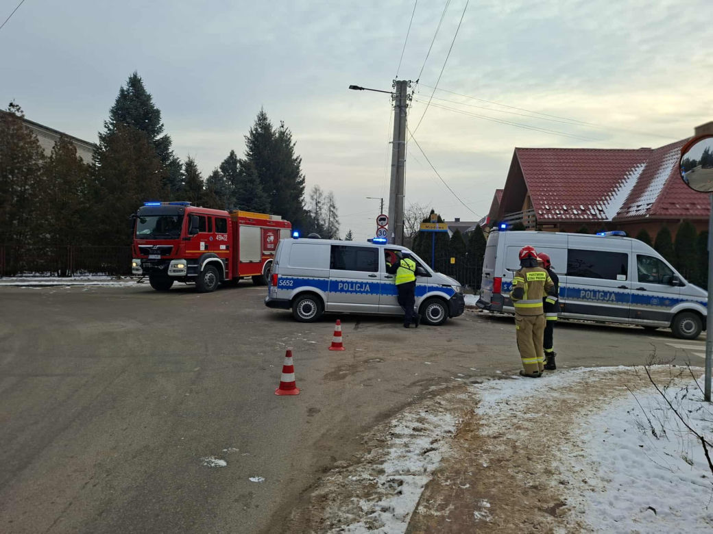 Wypadek u zbiegu ulic Miodowej i Smugowej