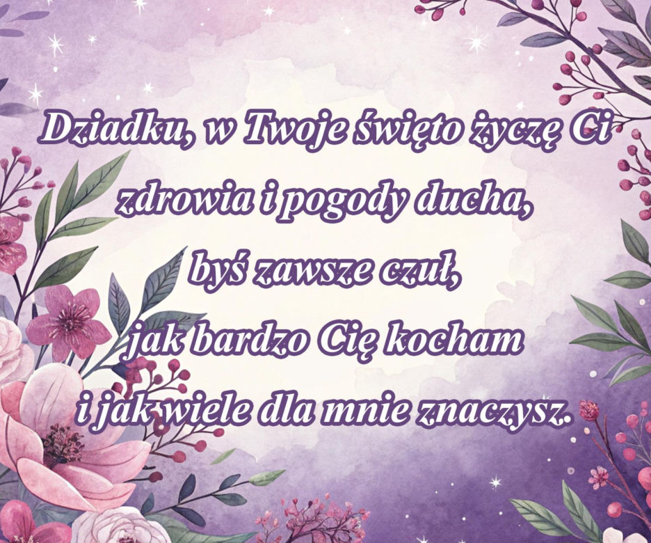 Dzień Dziadka - KARTKA