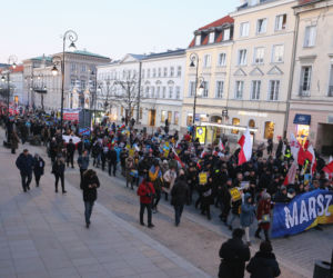 Kijów, Warszawa - wspólna sprawa!. Mieszkańcy stolicy na antywojennych protestach