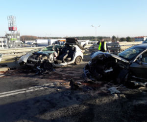 Wypadek w Rudnej Małej koło Rzeszowa