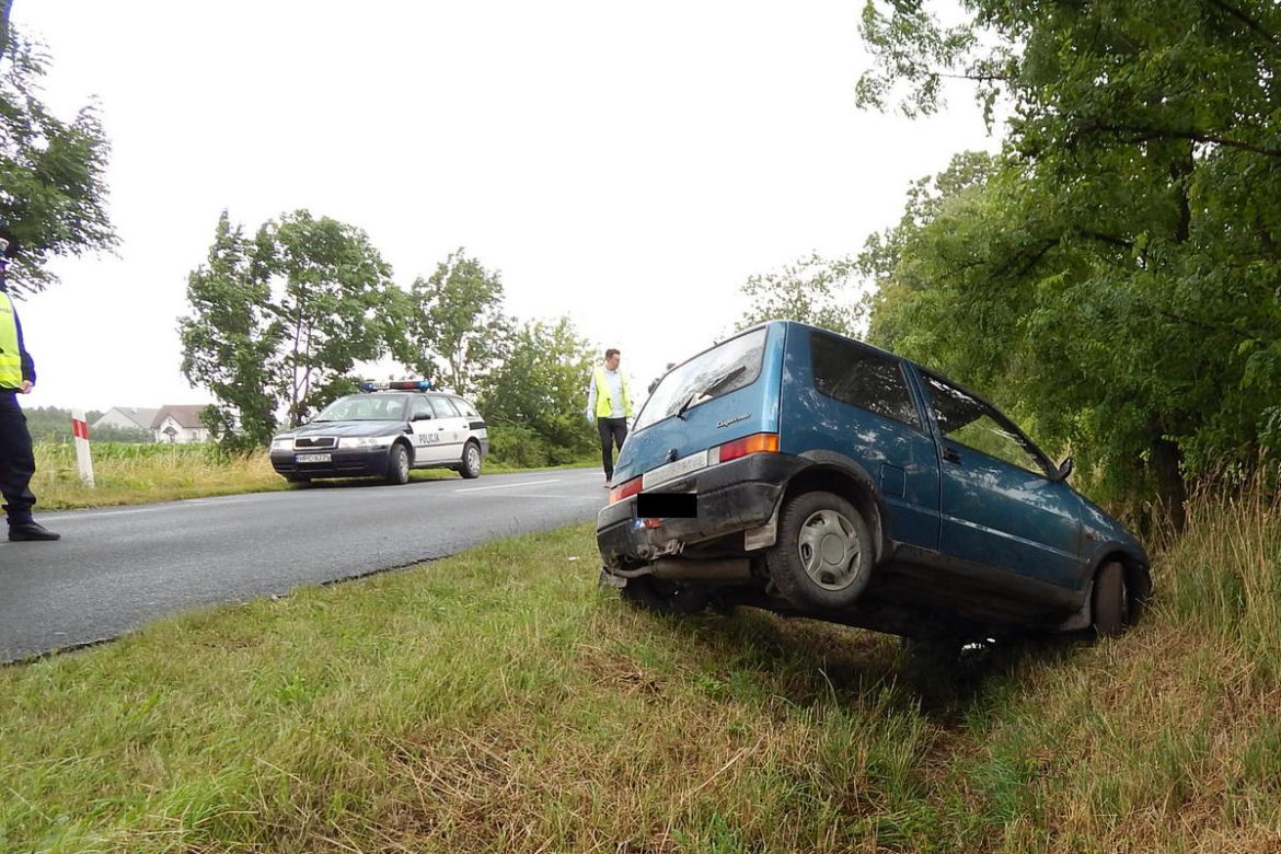 Tragiczny wypadek w Kujawsko-Pomorskiem! Zginął kierowca fiata