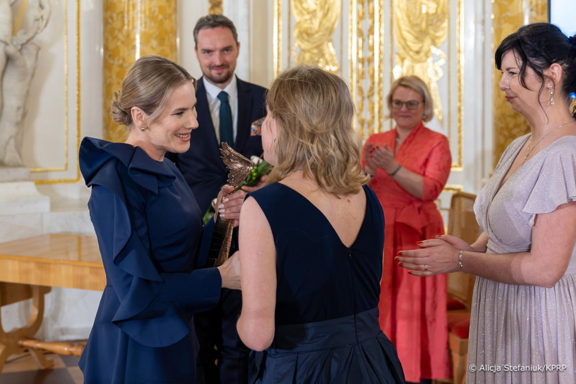 Marta Nawrocka na finale konkursu "Człowiek bez barier"