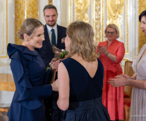 Marta Nawrocka na finale konkursu Człowiek bez barier