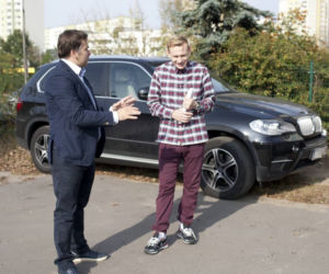 Sebastian Mila jeździ samochodem BMW X5 xDrive 40d