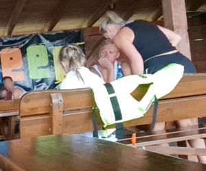 Kamil Glik na wakacjach na Mazurach