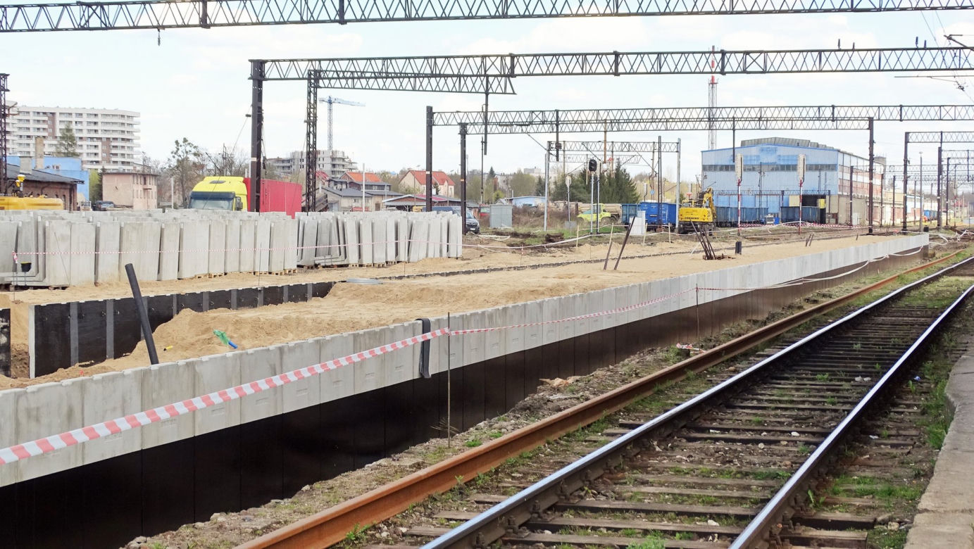 Stacja Olsztyn Główny z lepszym dostępem od Zatorza. Zobacz postępy prac! [ZDJĘCIA]