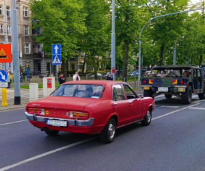 Parada zabytkowych pojazdów w Szczecinie