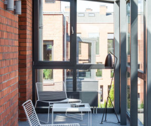 Minimalistyczny balkon