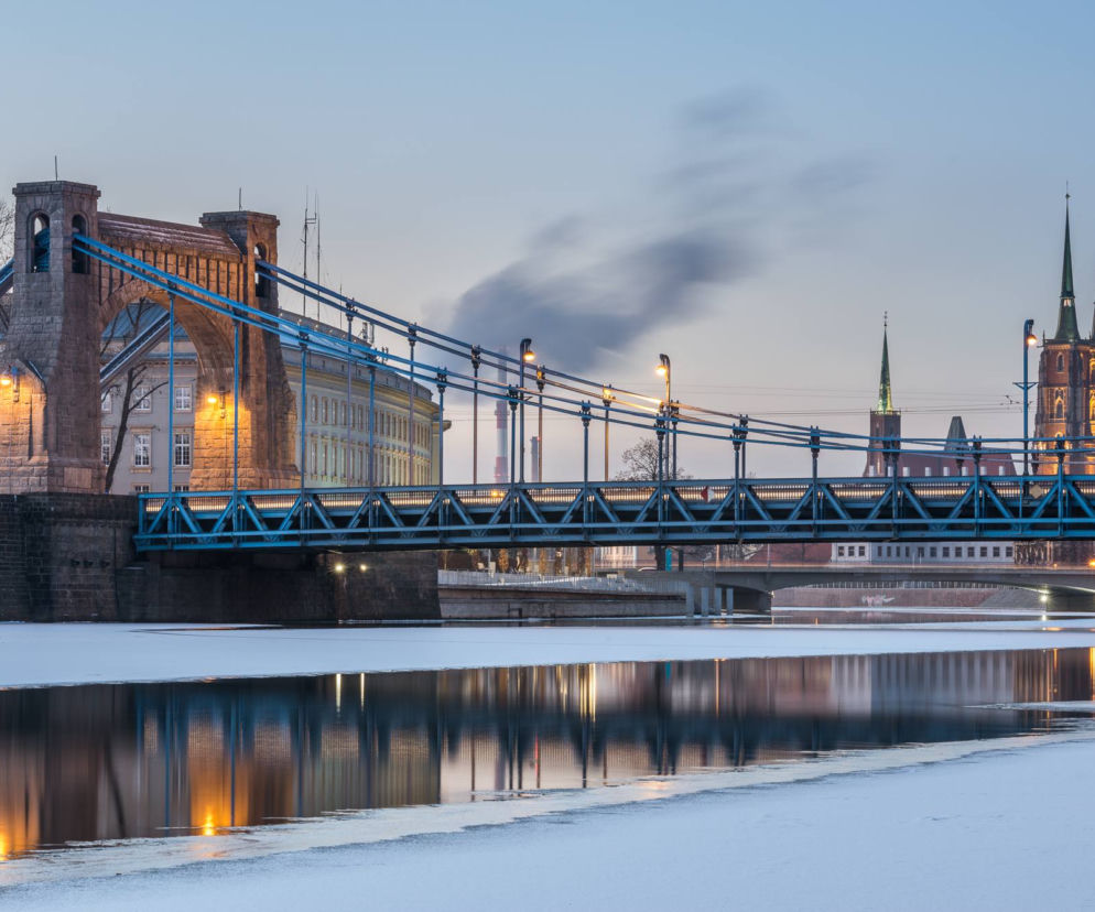 Most Grunwaldzki jest jedną z chętniej fotografowanych przepraw we Wrocławiu