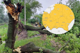 Do świętokrzyskiego zbliżają się burze z ulewami i silnym wiatrem