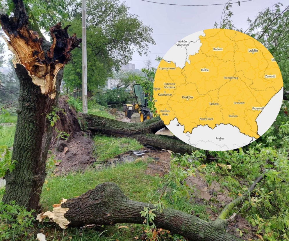 Do świętokrzyskiego zbliżają się burze z ulewami i silnym wiatrem