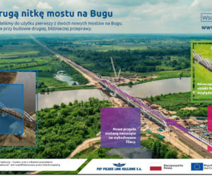 Powstaje druga nitka mostu na Bugu. Na trasie Białystok - Warszawa zniknie wąskie gardło