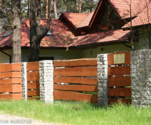 Ogrodzenia drewniane - kosteczki i deseczki